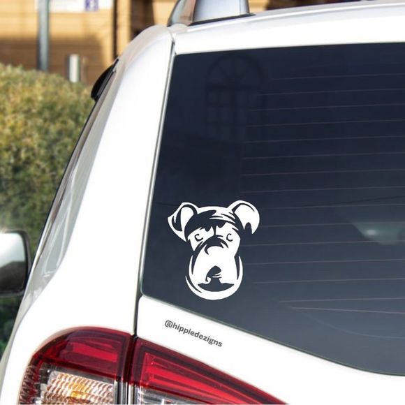 Boxer Face Vinyl Decal - Picture 1 of 5